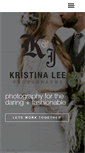 Mobile Screenshot of kristinaleephotography.com